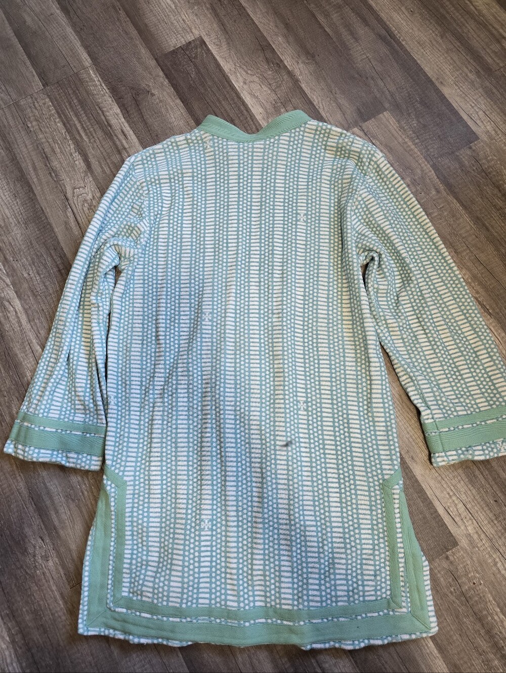 Tory Burch Mint Green Dopamine Tunic Top Luxury Designer Dress Y2K Resortwear - Picture 9 of 13